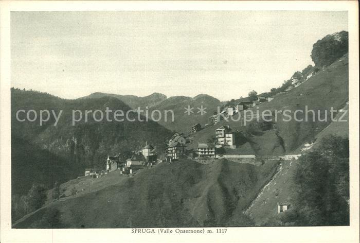 Spruga Ortsblick Valle Onsernone