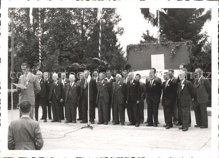 Herisau AR Fest Maennerchor 75 Jahrfeier