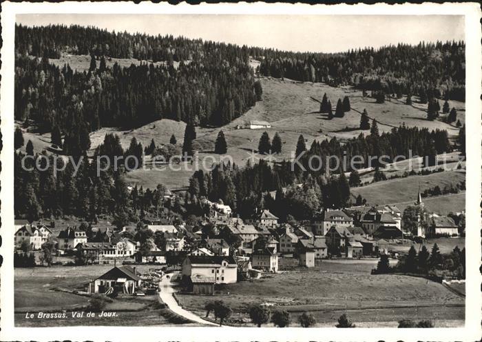Le Brassus Vue generale Val de Joux