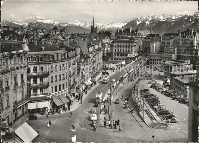 Lausanne VD Grand Pont et les Alpes