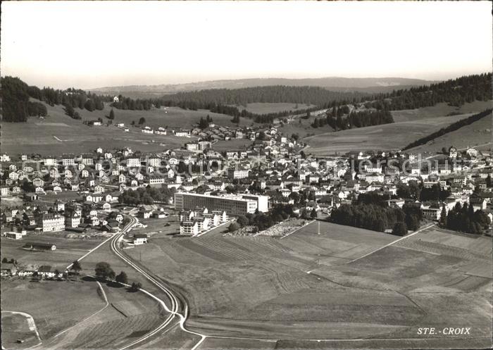 Ste Croix VD Vue aerienne