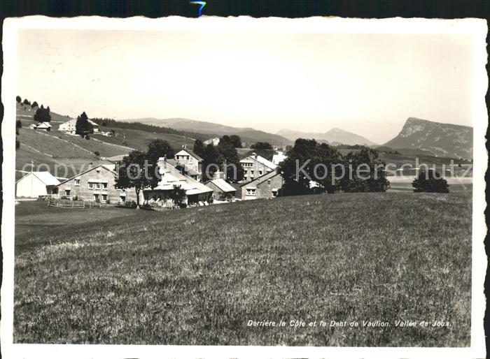 La Cote-aux-Fees Vue generale Dent de Vaulion Vallee de Joux