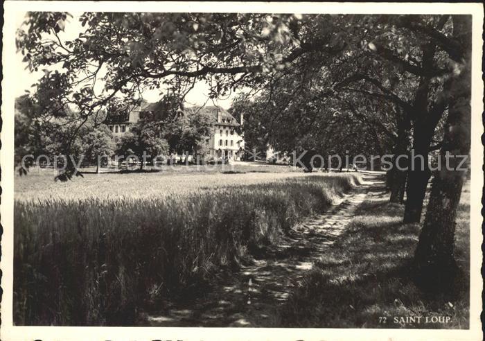 St Loup Pompaples Feldweg Hof