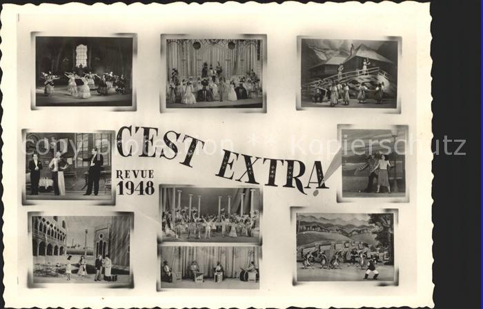 Lausanne VD Theatre Municipal Revue 1948