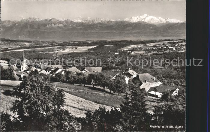 Premier Orbe Panorama et le Mont Blanc