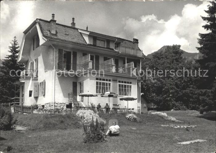 Chateau-d Oex Florissant Maison de Repos Jardin