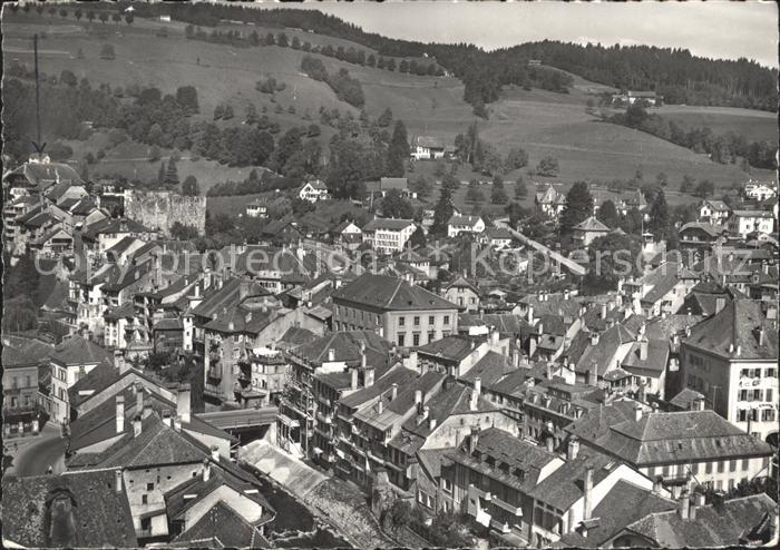 Moudon et la Broye vue aerienne