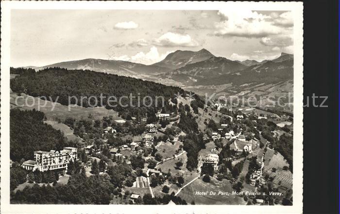 Vevey VD Hotel du Parc Mont Pelerin vue aerienne