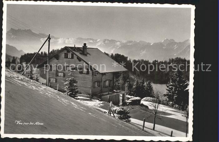 Les Avants Chalet Notre Abri Vue sur les Alpes