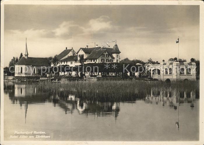 Zuerichsee Fischerdorf Harden Hotel Adler