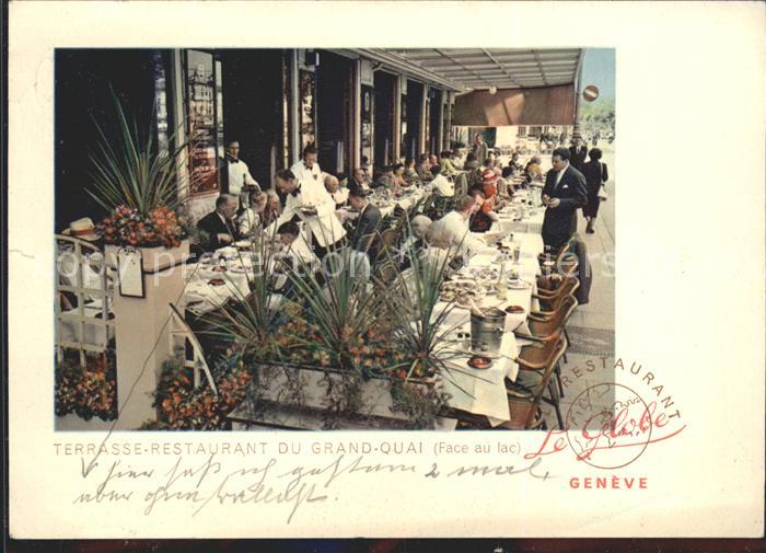 Geneve GE Terrasse Restaurant du Grand Quai