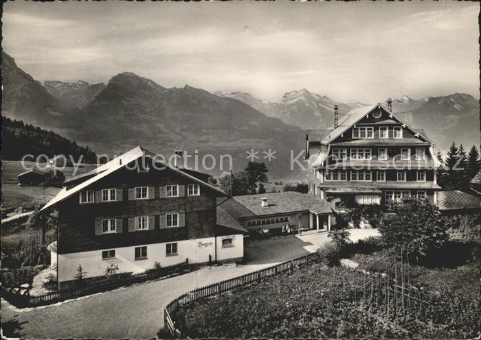 Amden Walensee SG Kurhaus Bergruh Alpenpanorama