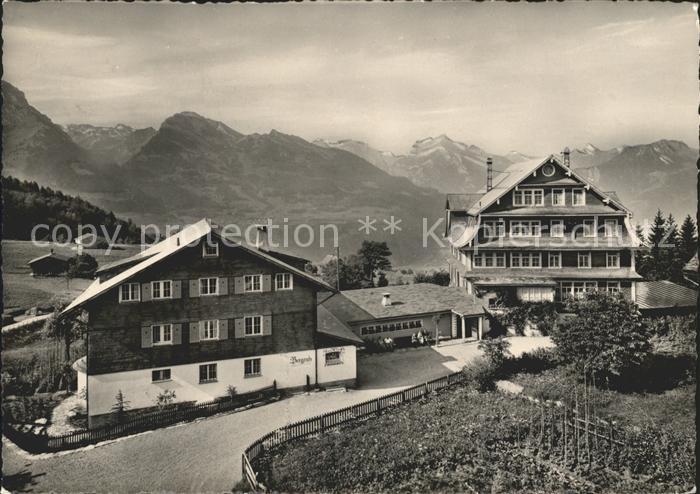 Amden Walensee SG Kurhaus Bergruh Alpenpanorama