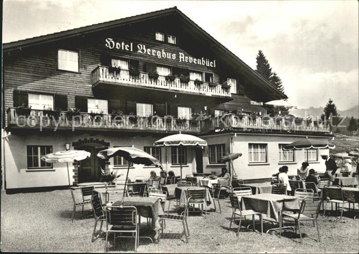 Amden Walensee SG Hotel Berghus Arvenbueel Terrasse