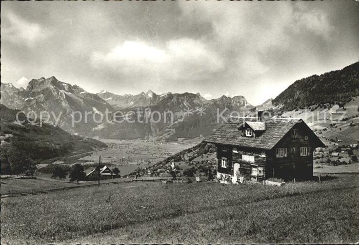Amden Walensee SG Ferienwohnung Chalet Erika Walensee Glarner Alpen