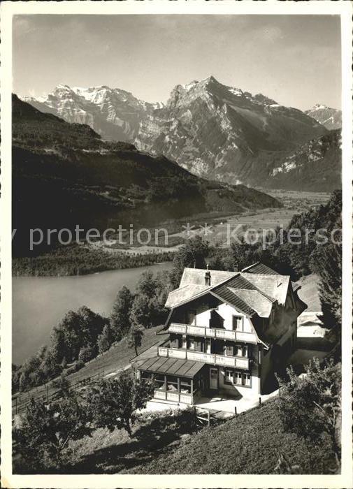 Amden Walensee SG Kurhaus Bellevue Ferienheim Walensee Alpenpanorama