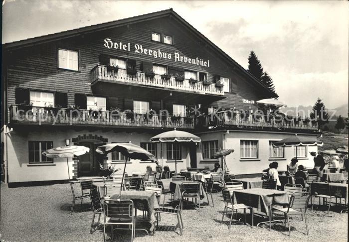 Amden Walensee SG Hotel Berghus Arvenbueel Terrasse