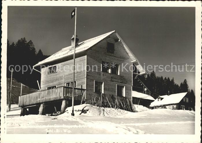 Flums Sportheim der Skiriege ATV Wintersportplatz