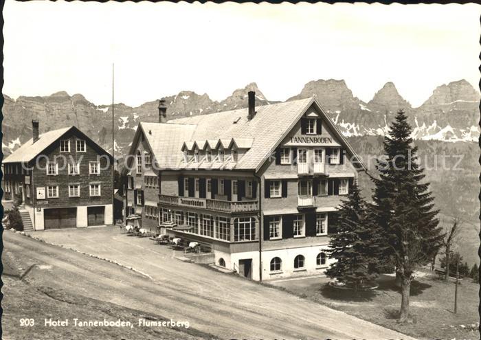 Flums Hotel Tannenboden Flumserberg Churfirsten Appenzeller Alpen
