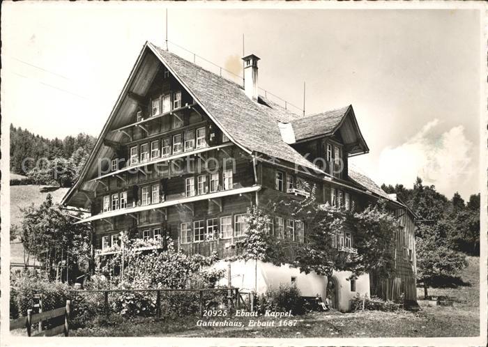 Ebnat-Kappel Gantenhaus 17. Jhdt.