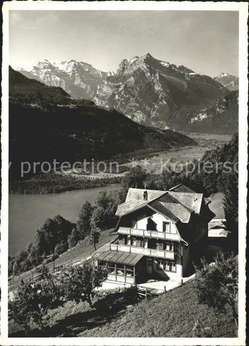 Amden Walensee SG Kurhaus Bellevue Ferienheim Walensee Alpenpanorama