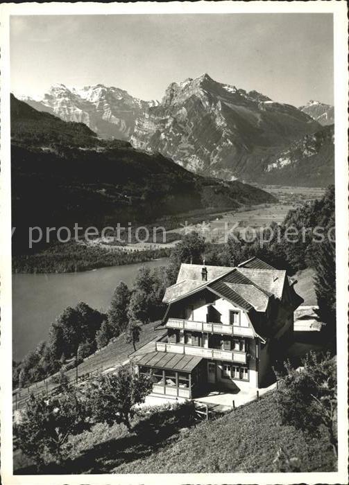 Amden Walensee SG Kurhaus Bellevue Ferienheim Walensee Alpenpanorama