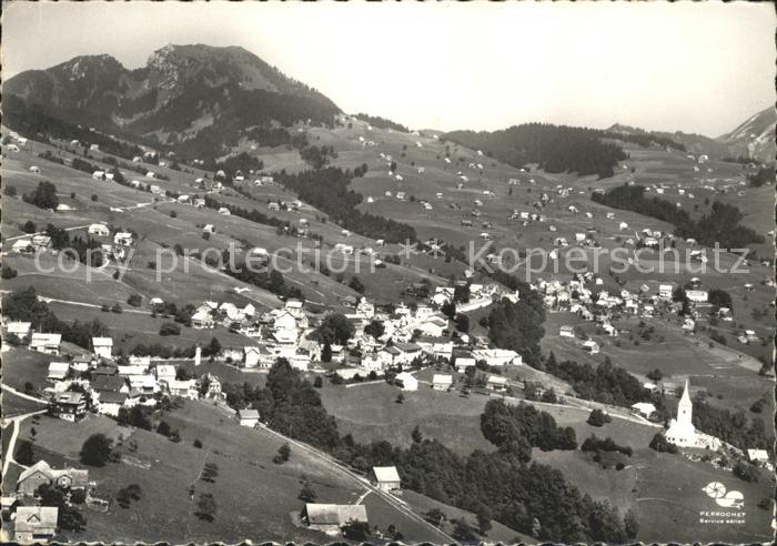 Amden Walensee SG Fliegeraufnahme Kurort
