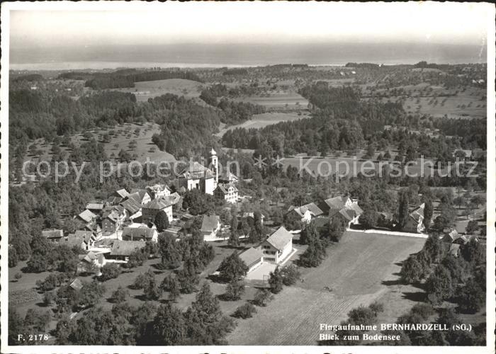 Bernhardzell Blick zum Bodensee Fliegeraufnahme