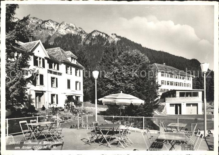 Oberschan Kurhaus und Kinderheim am Alvier Terrasse