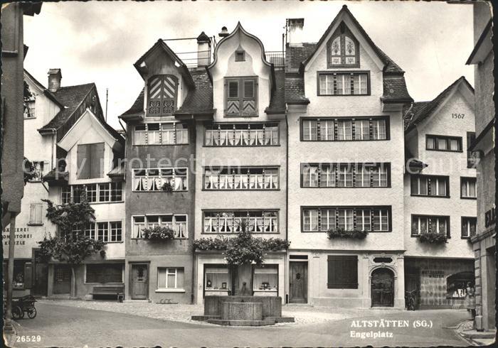 Altstaetten SG Engelplatz Brunnen