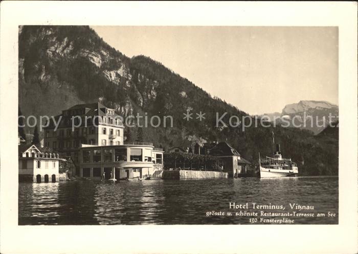 Vitznau Hotel Terminus Dampfer