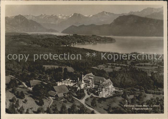 Luzern LU Kurhaus Sonn-Matt Fliegeraufnahme