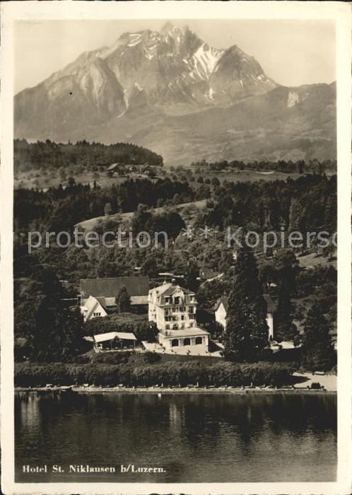St Niklausen LU Hotel St. Niklausen Fliegeraufnahme