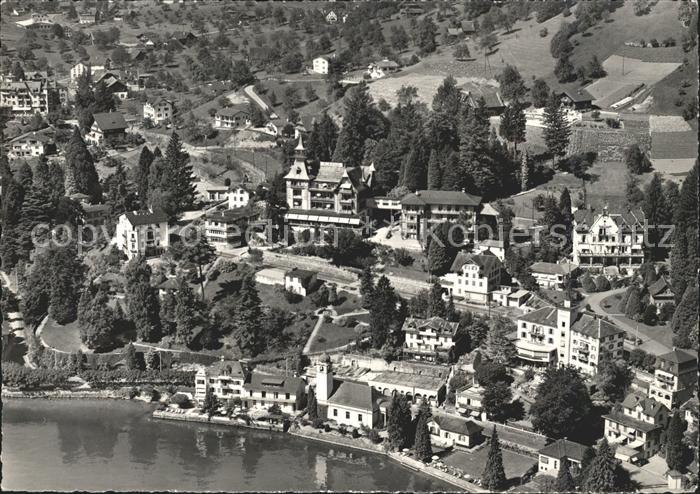 Weggis Vierwaldstaettersee Fliegeraufnahme