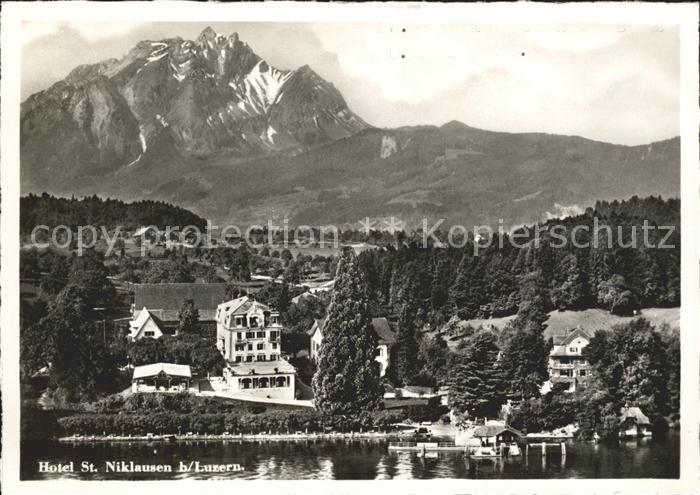 St Niklausen LU Hotel St. Niklausen Fliegeraufnahme