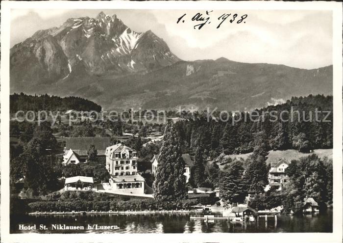 St Niklausen LU Hotel St. Niklausen Fliegeraufnahme