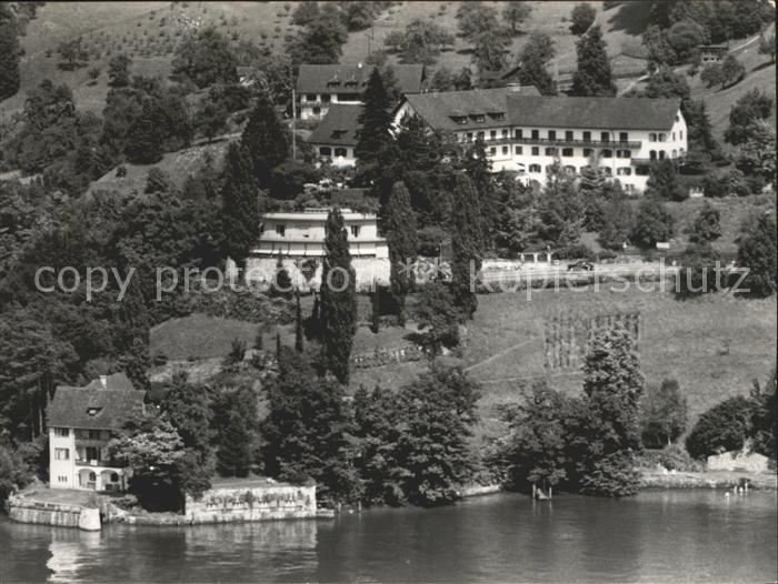 Vitznau Fliegeraufnahme Ferienheim SMUV Vitznau