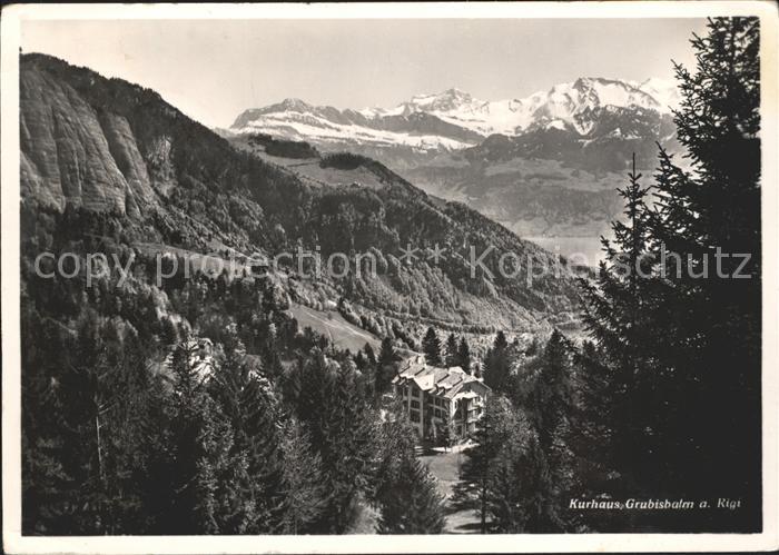 Vitznau Kurhaus Grubisbalm Rigi