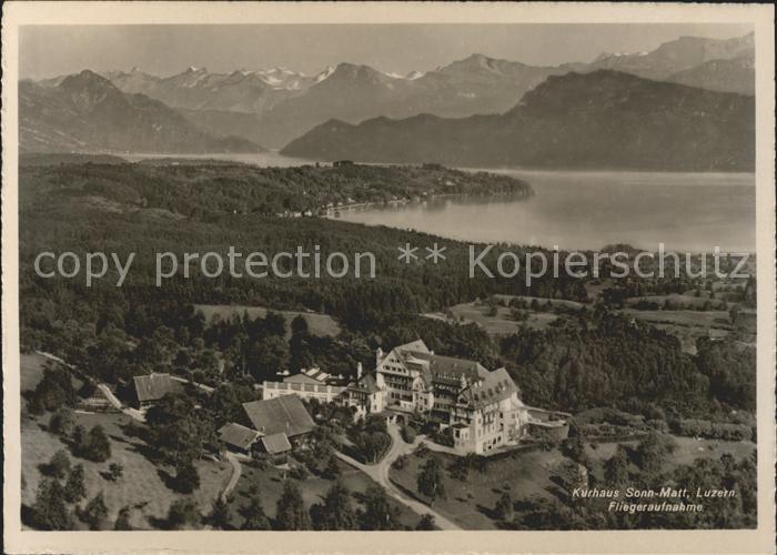 Luzern LU Kurhaus Sonn-Matt Fliegeraufnahme