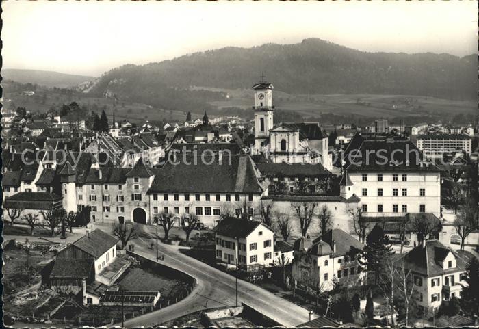 Delemont Ort Stadt Ansicht