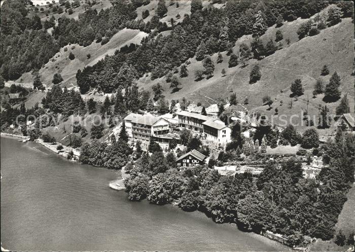 Gersau Vierwaldstaettersee Luftaufnahme