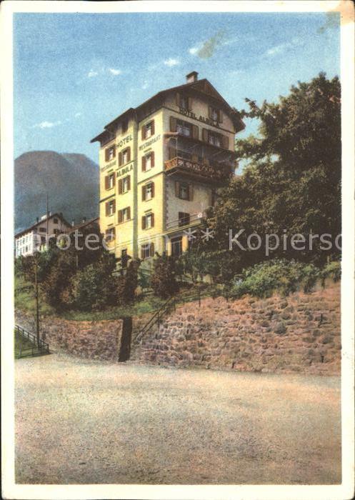 Thusis Kuenstlerbild Hotel Albula