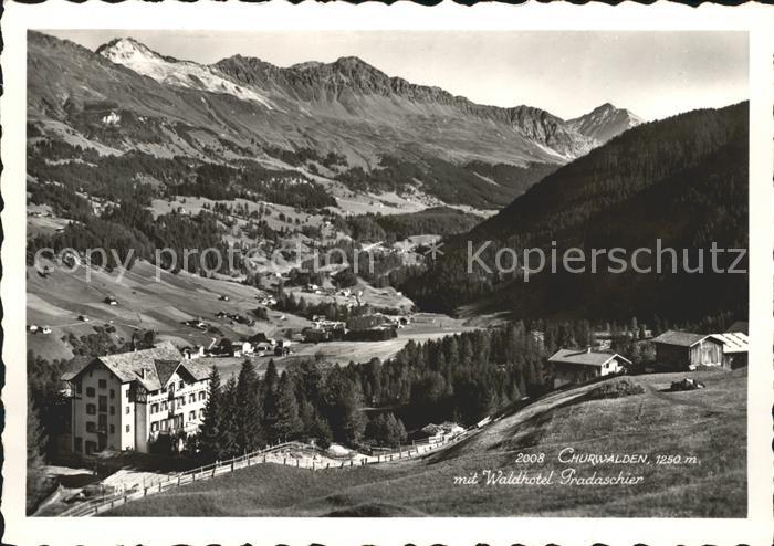 Churwalden Waldhotel Tradaschier