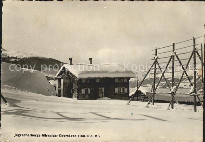 Obersaxen GR Jugendherberge Mirasiga