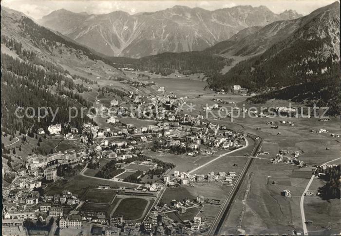 Davos GR Luftaufnahme