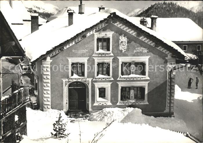 Silvaplana GR Schoenes altes Engadinerhaus