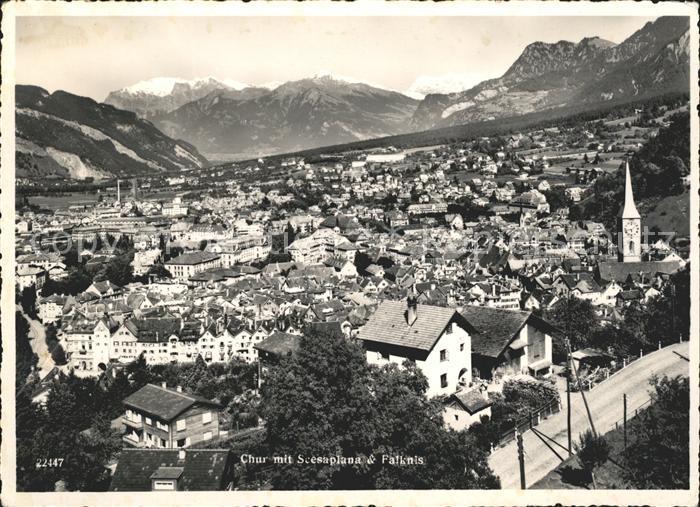 Chur GR Chur mit Falknis