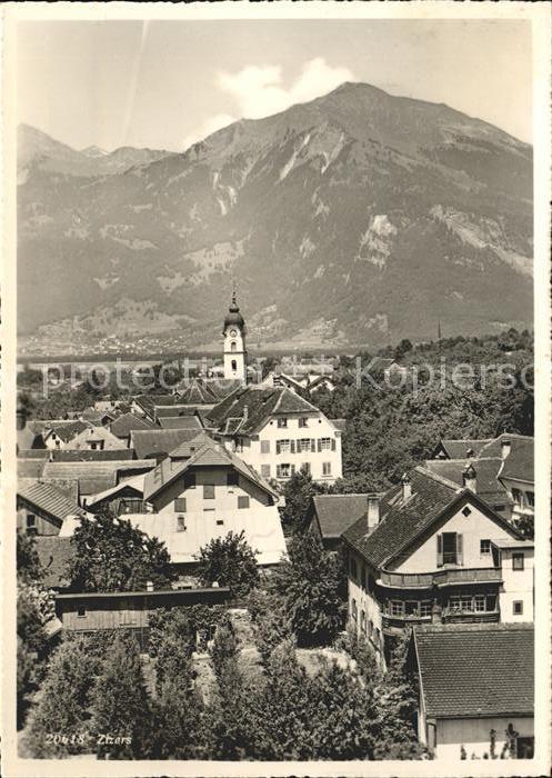 Zizers Kirche Dorfansicht