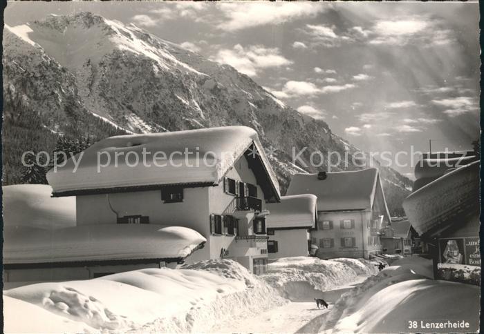 Lenzerheide Albula Ortspartie Wintersportplatz