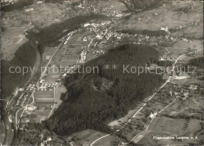 Langnau Albis Fliegeraufnahme
